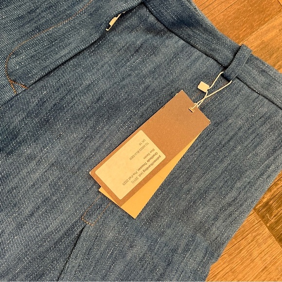 Palmer Harding Blue Denim Wide Leg Gratitude Trousers Size 12 NWT - Picture 5 of 12